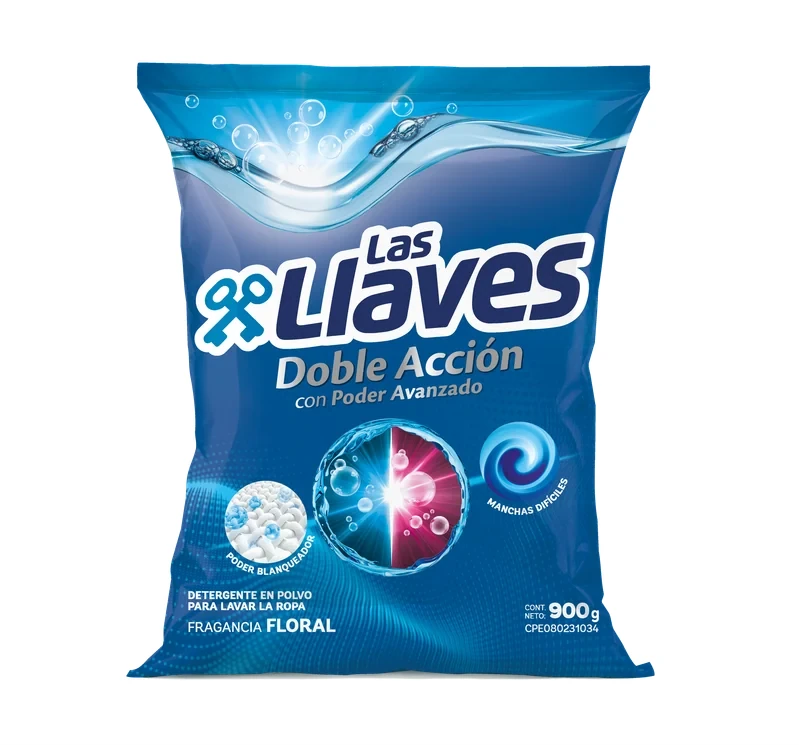 LAS LLAVES DETERGENTE FLORAL 900 GX10Uds.