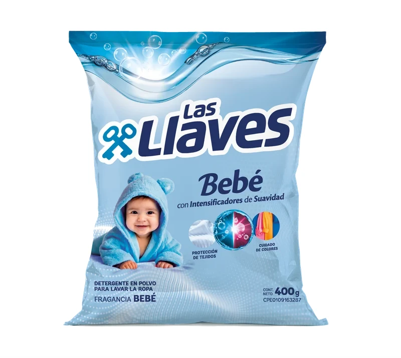 LAS LLAVES DETERGENTE BEBE 400 GX16Uds.