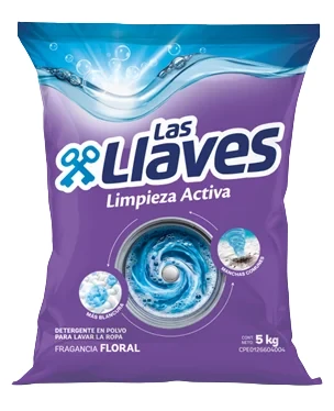 LAS LLAVES DET. L.ACTIVA FLORAL 5 KGX4Uds.