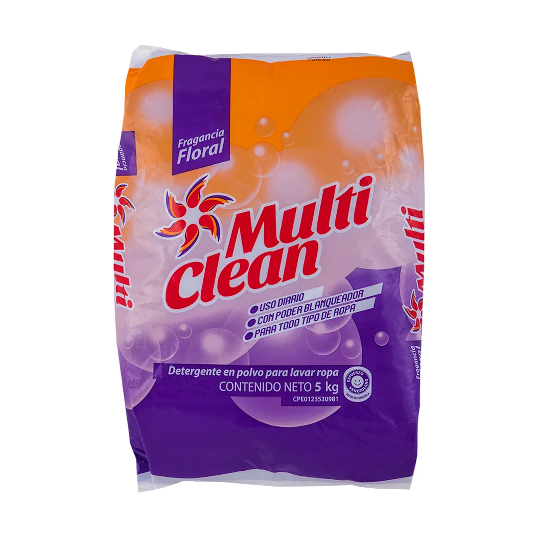MULTI CLEAN DETER FRAG FLORAL 5 KG x 4 Uds.