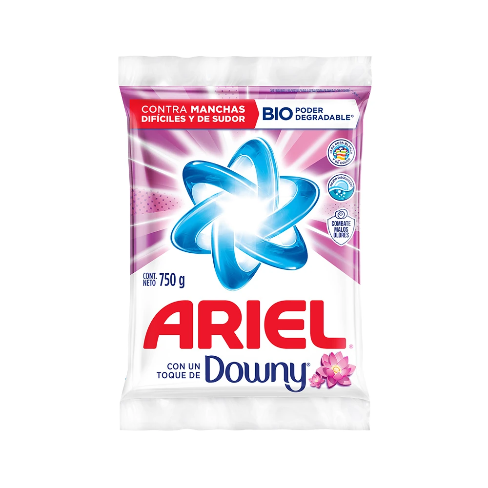 ARIEL DETERG DOWNY 750 G x 12 Uds.