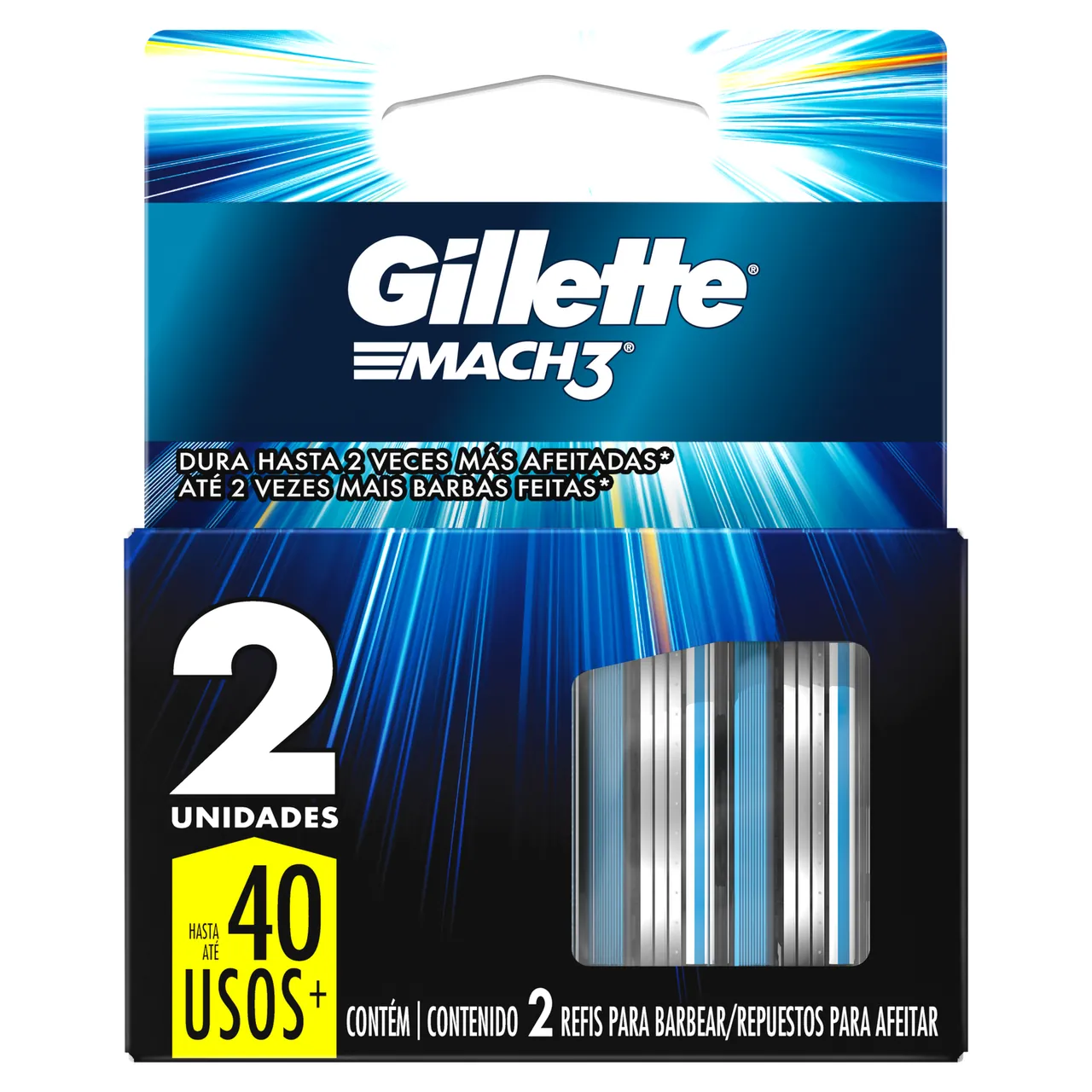 GILLETTE MACH3 CARTUCHOX2 16 G x 72 Uds.