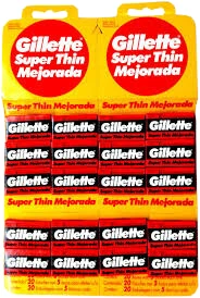 GILLETTE RIST HOJILL SUPERTHIN 60G x 24 Uds.
