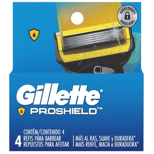 GILLETTE F5 PROSHIELD CARTX4 9 G x 10 Uds.