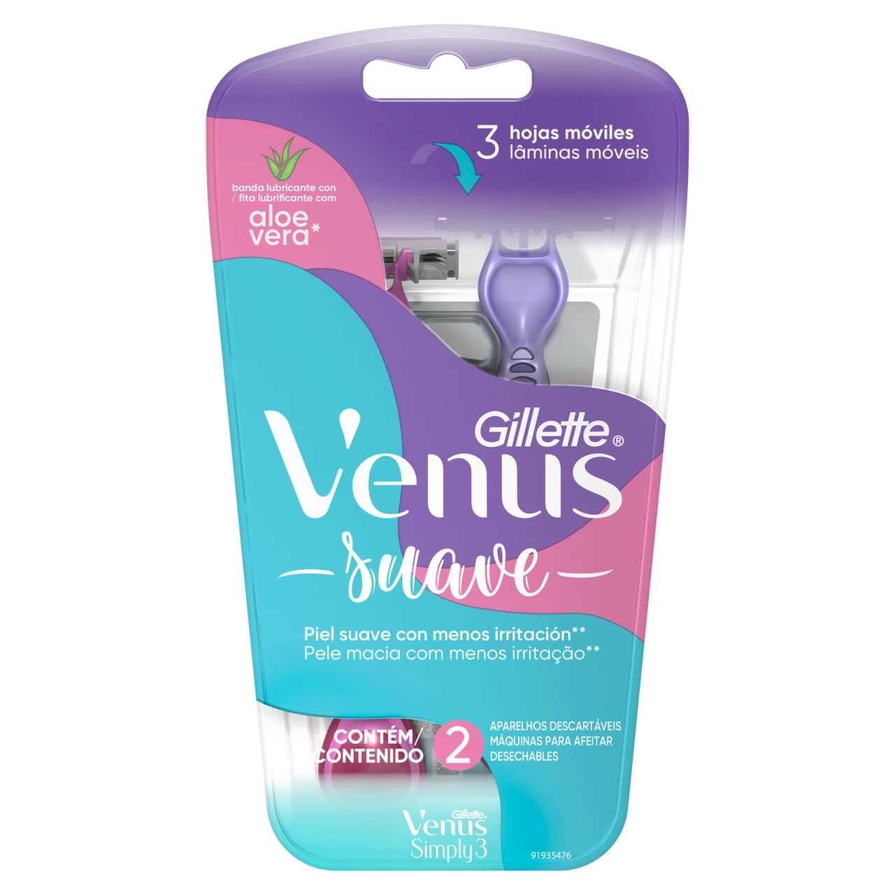 VENUS BLISTER SIMPLYX2UN FEM 26 G x 12 Uds.