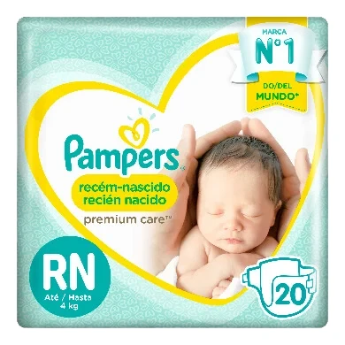 PAMPERS PAÑALES RECIEN NCD 276 G x 12 Uds.