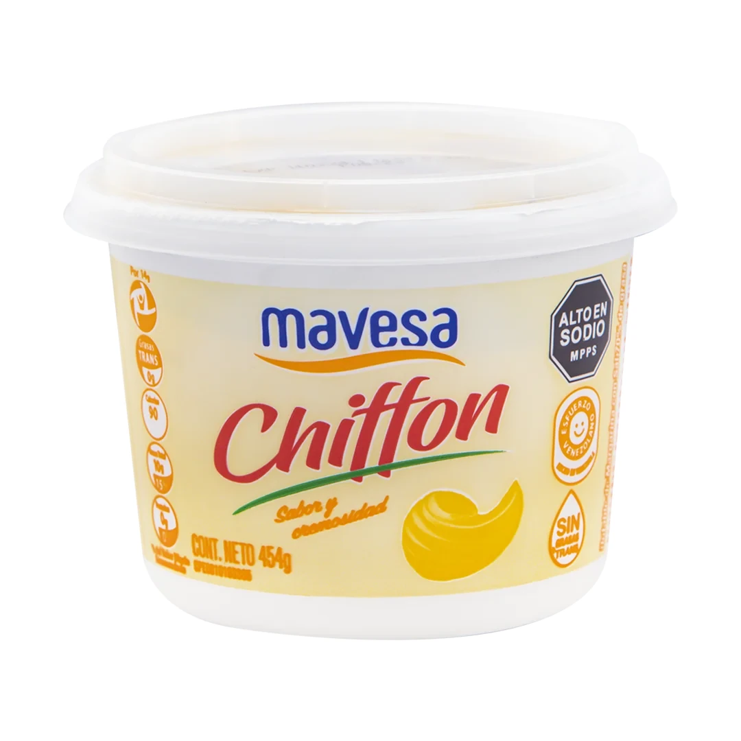 MAVESA CHIFFON MARGARINA PREM 454 G x 12 Uds.