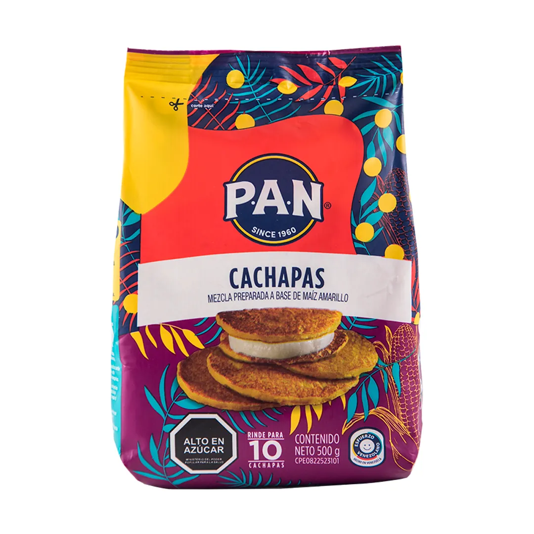PAN MEZCLA PARA CACHAPAS 500 G x 12 Uds.