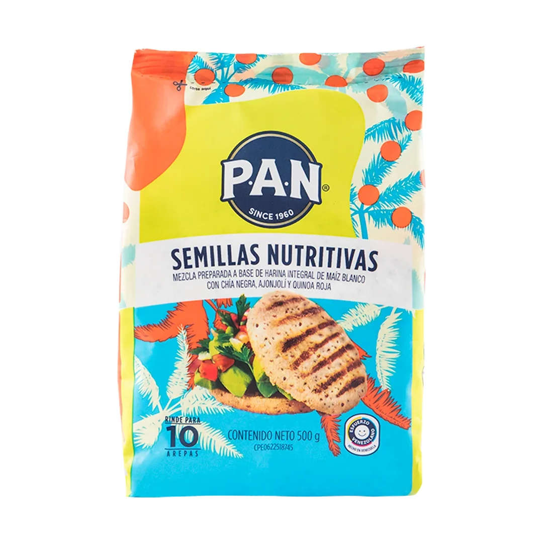 [H195] PAN SEMILLAS NUTRITIVAS 500 G x 12 Uds.