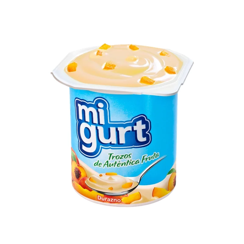 [Y002] YOGURT FRUTA DURAZNO 125 G x 24 Uds.