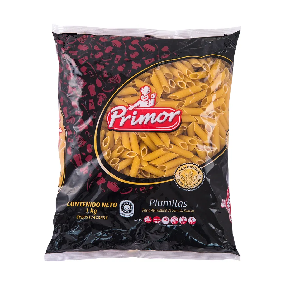 [H506] PASTA CORTA PLUMITAS 1 KG x 12 Uds (E)