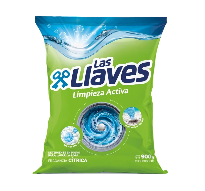 [L417] LAS LLAVES DET. L.ACTIVA CITRICO 900 GX10Uds.