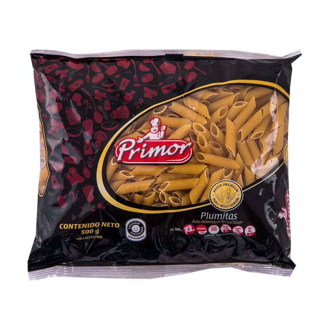[H515] PASTA CORTA PLUMITAS 500 G x 12 Uds (E)