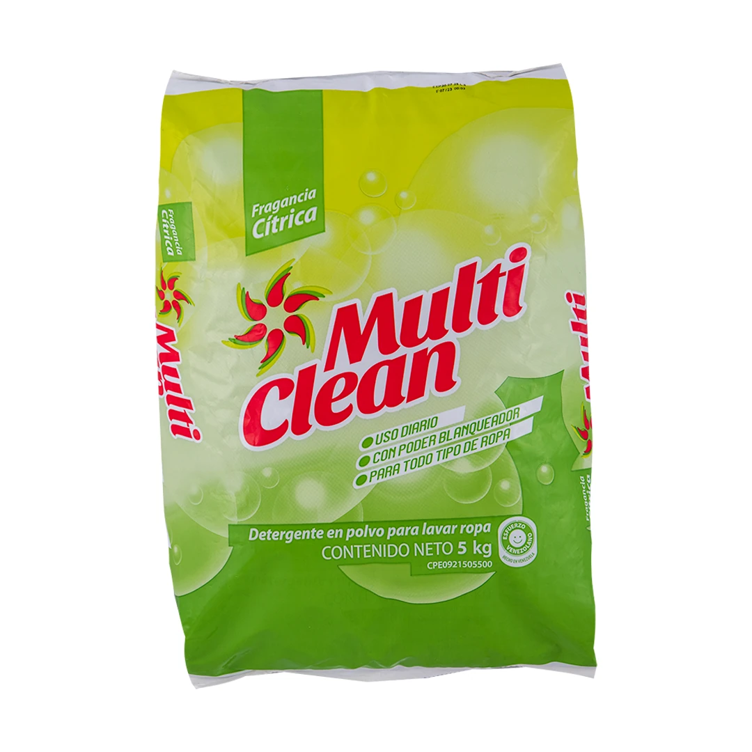 [L384] MULTI CLEAN DETER FRAG CITRICA 5 KG x 4 Uds.
