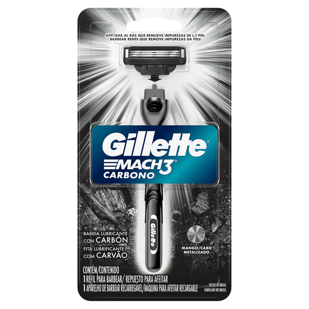 [80716175] GILLETE MACH3 SISTEMA CARBONO 37 G x 30 Uds.