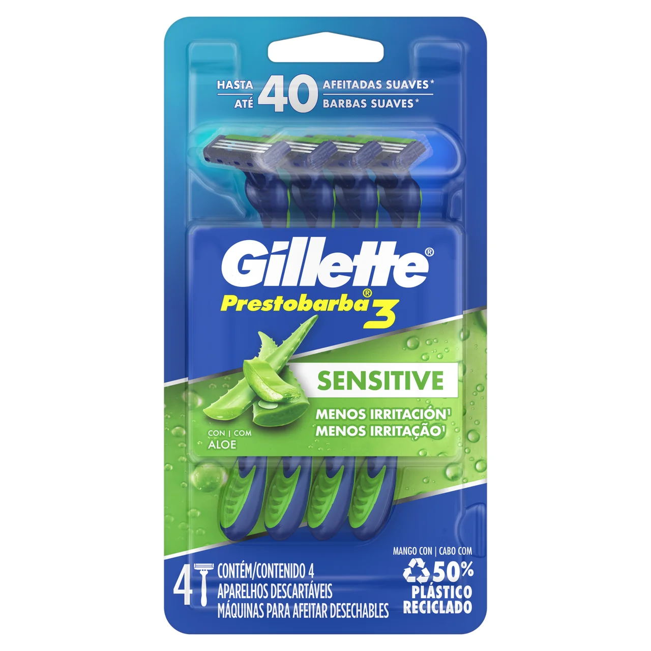 [80315781] GILLETTE BLIST PB3X4 SENSECARE 48 G x 36 Uds.