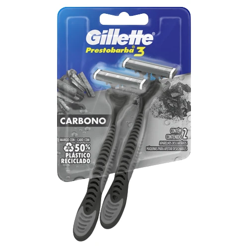 [80791658] GILLETTE BLISTER PB3 CARBONX2 24 G x 72 Uds.