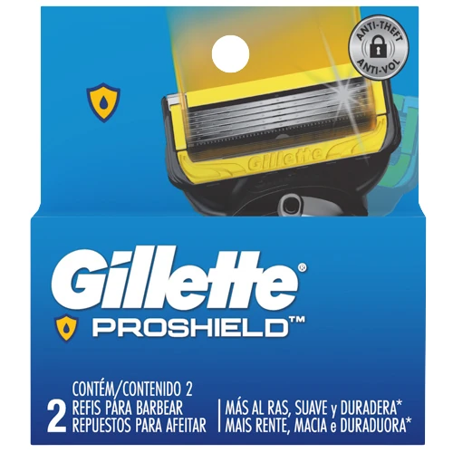 [80751666] GILLETTE F5 PROSHIELD CARTX2 21 G x 10 Uds.