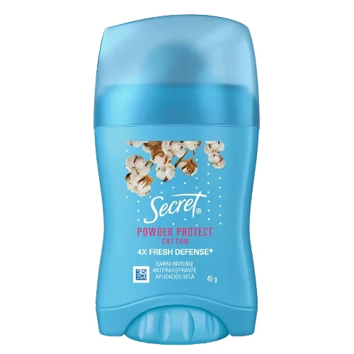 [80692536] SECRET CLEARGEL POWDPROT COTTON 45 G x 12 Uds.