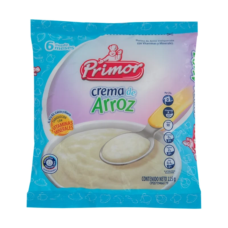 [H369] PRIMOR CREMA ARROZ ENRIQ (BOLSA) 225 G x 34 Uds.