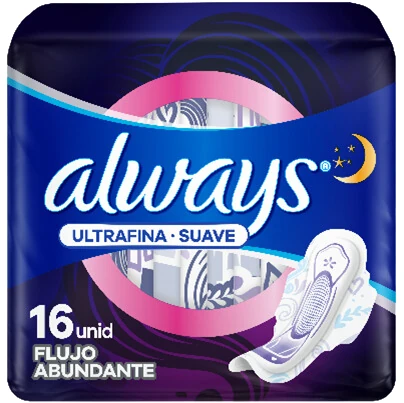 [80680412] ALWAYS TOALLAS ULT SUAVE NOCHE 87 G x 12 Uds.