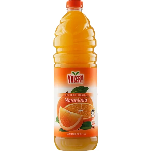 [1015931] YUKERY NARANJA PET 1.5 L x 6 Uds.