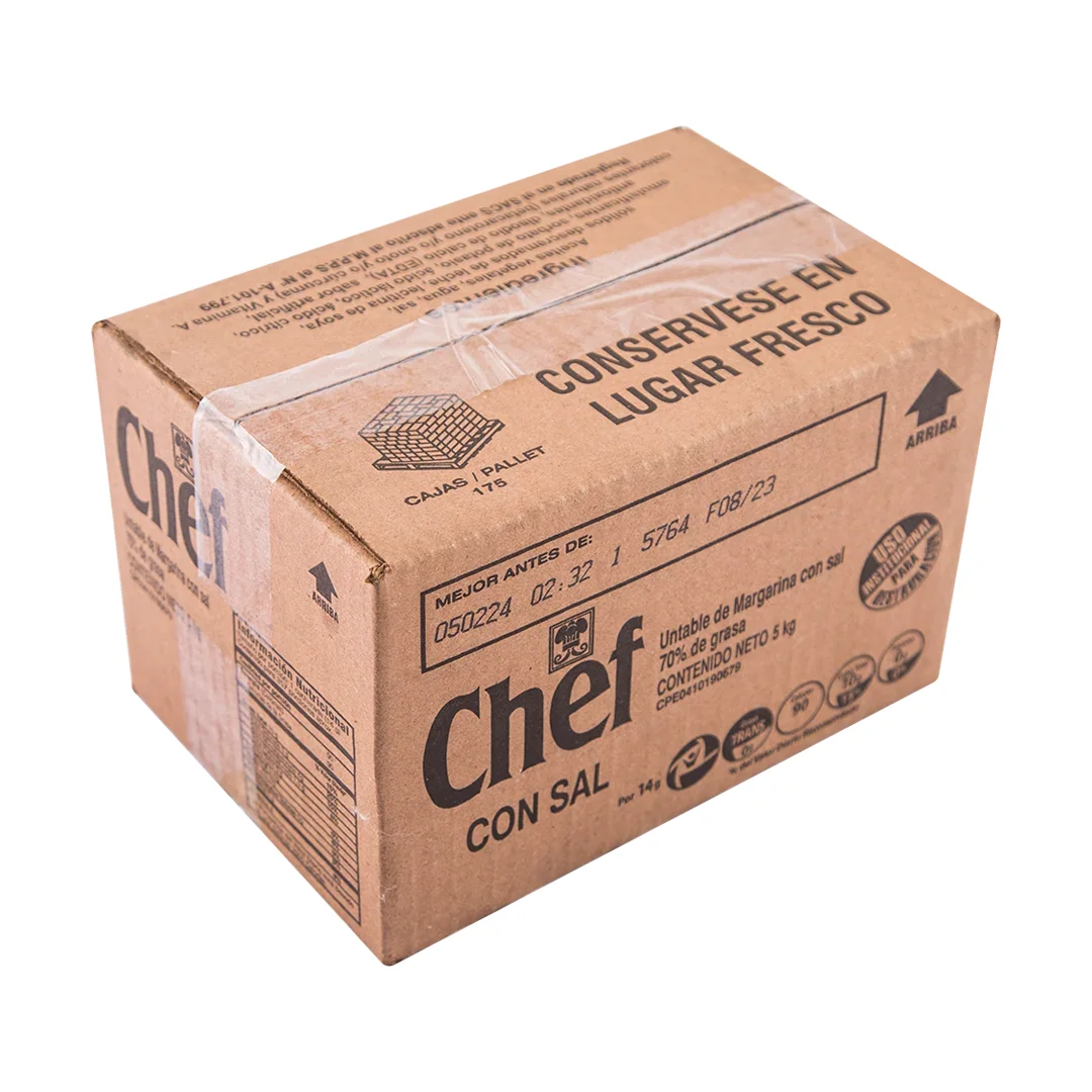 [T076] CHEF MARGARINA C/S 5 KG x 1 Uds. CFH 1 (E)