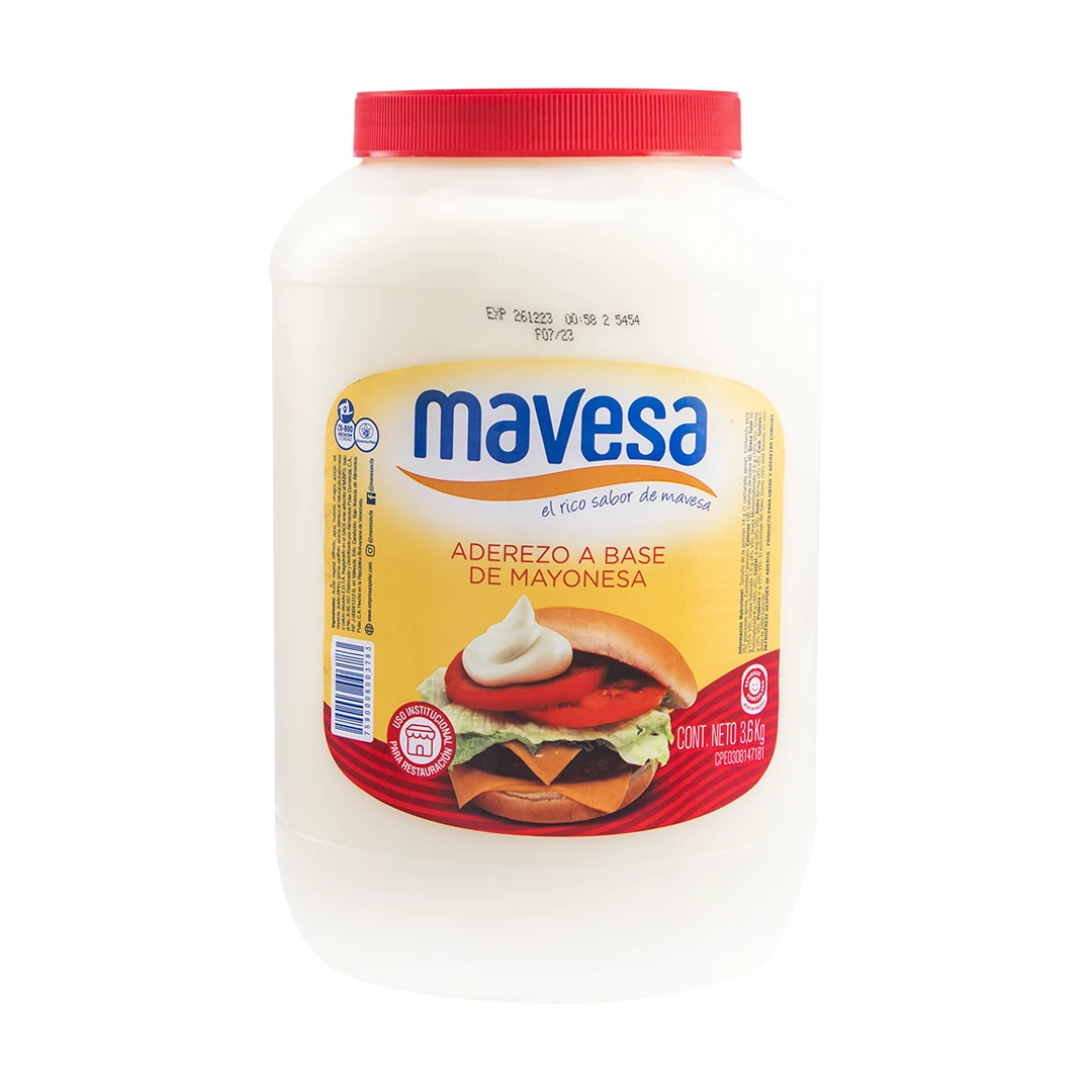[T486] MAVESA ADEREZO MAYONESA 3,6 KG (E) x 4 Uds. CFH