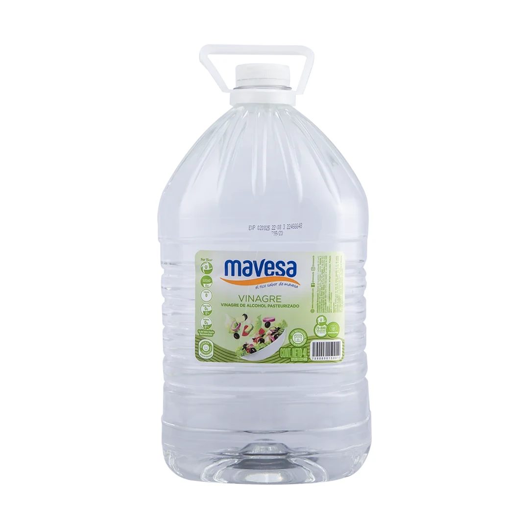 [T533] MAVESA VINAGRE DE ALCOHOL 4 L x 4 Uds. CFH.