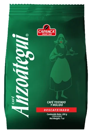 [C208] ANZOATEGUI CAFE DECAF 200 GR x 10 Uds.