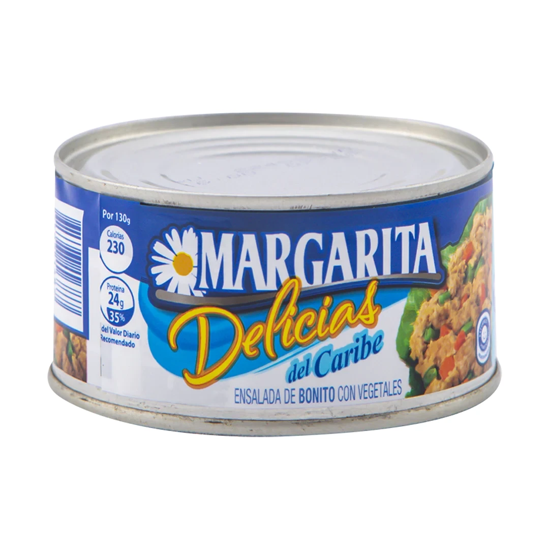 [D389] MARGARITA BONITO CON VEGETALES 165 G x 24 Uds.