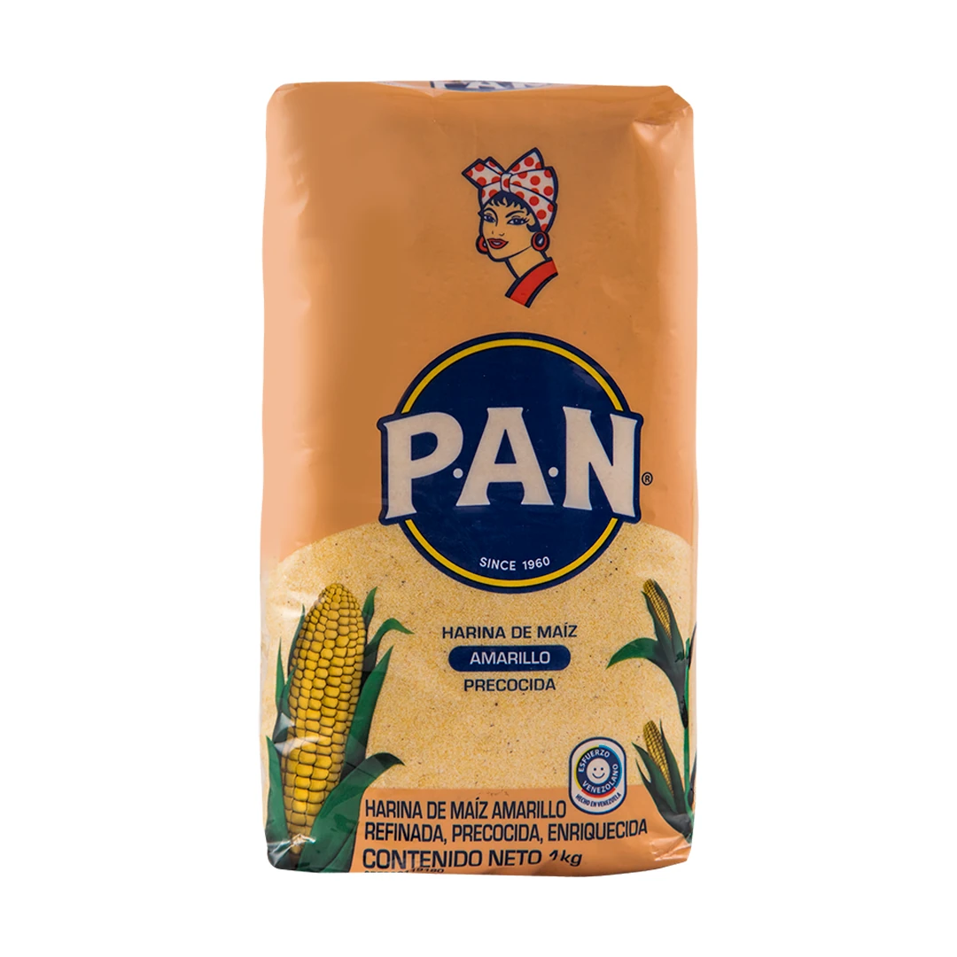 [H188] HARINA DE MAIZ AMARILLA LIBRE DE GLUTEN 1 KG x 20 Uds BOPP 20 (E)